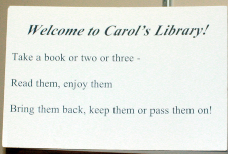 Carol's Library at St Colman Church