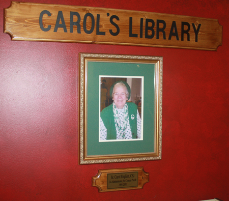 Carol's Library at St Colman Church