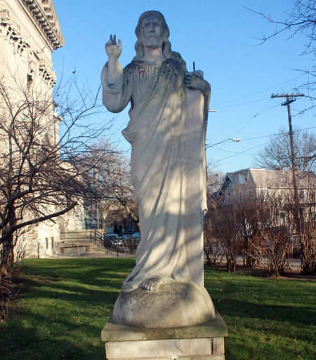 Jesus statue at St. Colman Catholic Church
