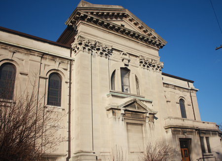 Side of St. Colman Catholic Church