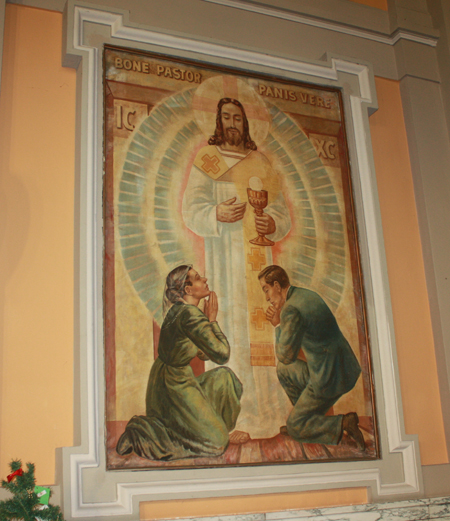 St Colman Catholic Church painting of Jesus