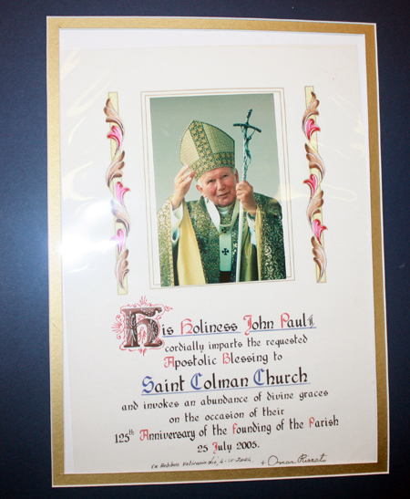 Proclamation from Pope John Paul II