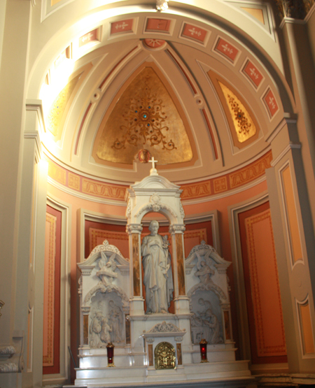 St Colman Catholic Church side altar