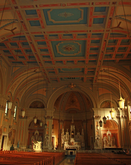 St Colman Catholic Church ceiling
