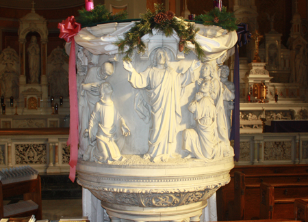 Pulpit at St Colman Catholic Church