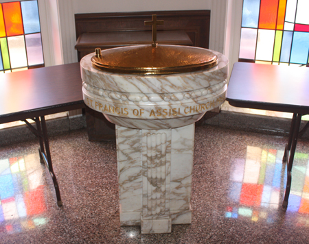 Saint Francis of Assisi Church baptismal font