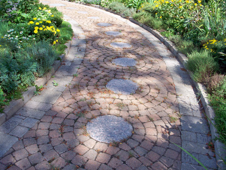 Rosary path at St.Joan of Arc Catholic Church - Chagrin Falls Ohio