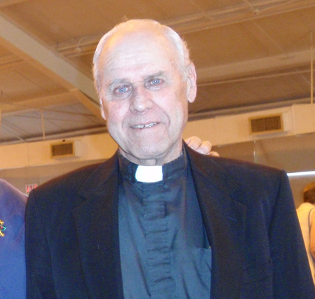 Father Joseph Weigand in 2010 at a Saint Margaret Mary reunion