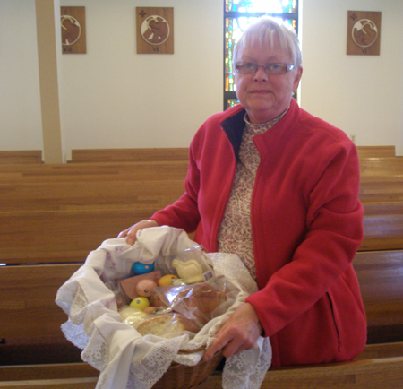 Holy Saturday food basket