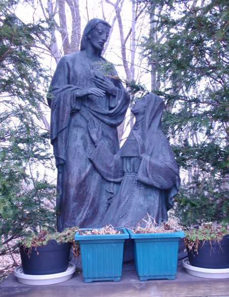 Saint Margaret Mary statue