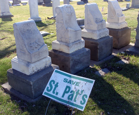St patrick cemetery  - Saint Patrick Church - West Park Cleveland
