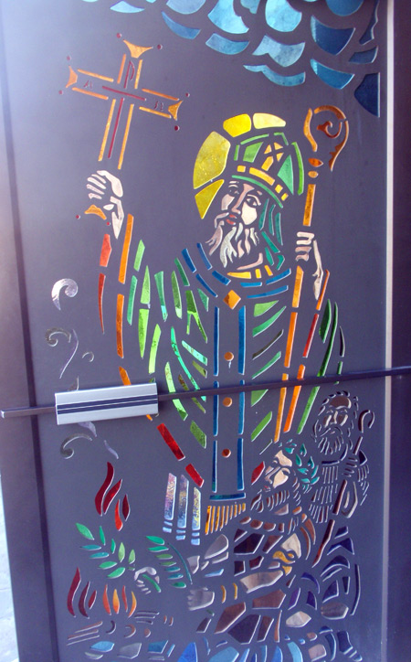 Saint Patrick Church - West Park Cleveland door