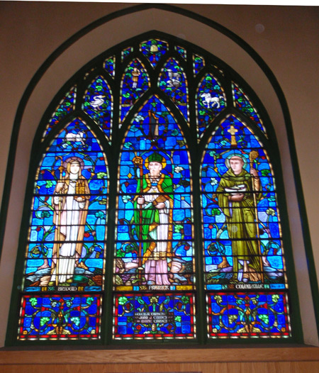 Stained glass - Saint Patrick Church - West Park Cleveland