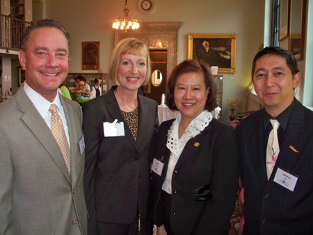 Jim and Julie Schmitz, Judy Wong and Johnny Wu