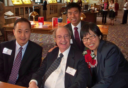 John Suh, Albert Ratner, Steven Chang and Margaret Wong