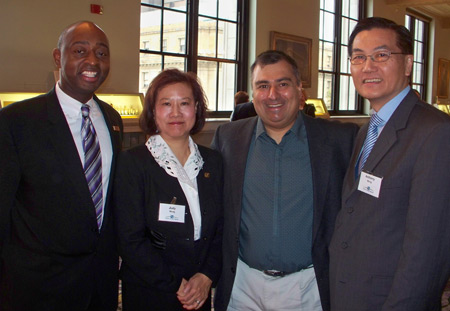 Felton Thomas, Judy Wong, Sanjiv Kapur and Anthony Wong