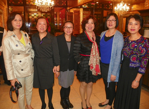 ladies at Vice Mayor Yang Wenlong reception