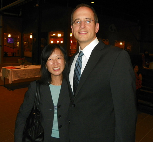 Debbie Yue and husband Vincent Cononico