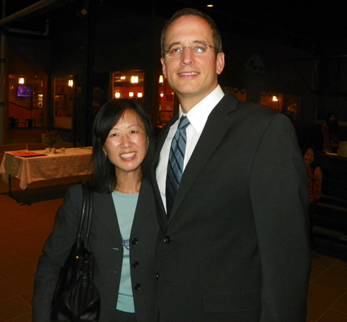 Debbie Yue and husband Vincent Cononico