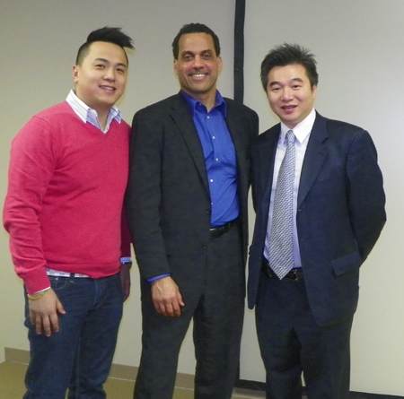 Eric Cheung, Jeff Johnson and Eddie Ni