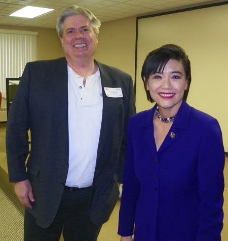 Dan Hanson and Congresswoman Judy Chu