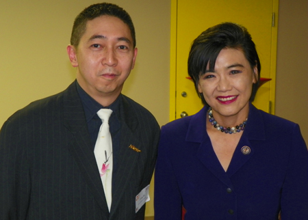 Johnny Wu and Judy Chu