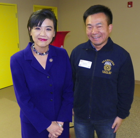 Congresswoman Judy Chu and Uny Cao