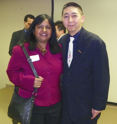 Radhika Reddy and Johnny Wu