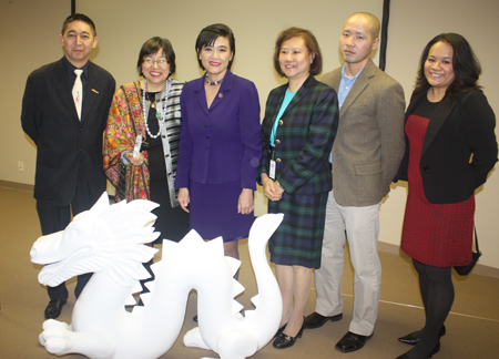 Johnny Wu, Margaret Wong, Judy Chu, Judy Wong, Michael Byun and Christine Chen