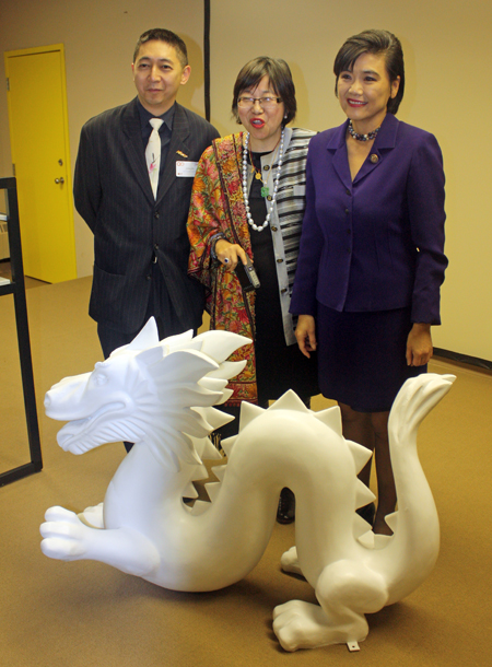 Johnny Wu, Margaret Wong and Judy Chu