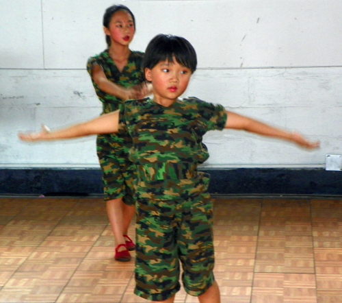 Acrobatic Dance from North of China in Mongolia