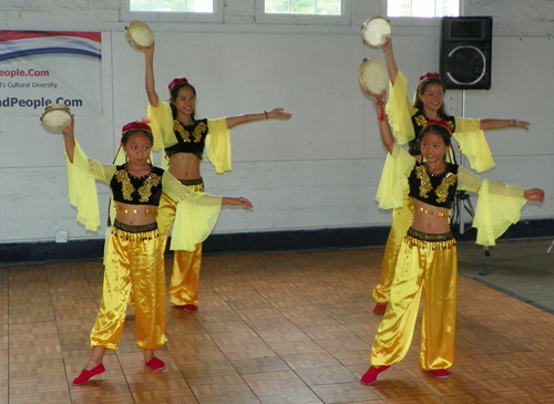Dance from Northwest China nicknamed the Tambourine Dance