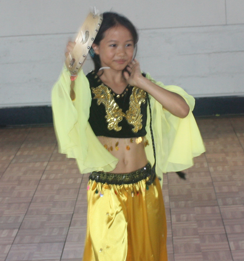 Dance from Northwest China nicknamed the Tambourine Dance 