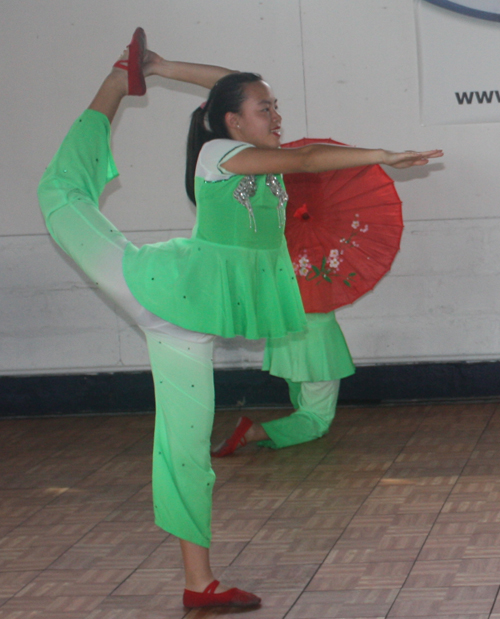 Chinese Umbrella dance