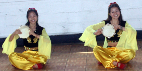 Dance from Northwest China nicknamed the Tambourine Dance 