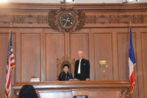 Anthony Yen in Cleveland City Council Chambers