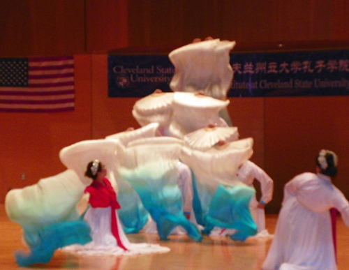 The Waterfall of Everwhite Mountain by Beijing Sea-Dream Art Troupe