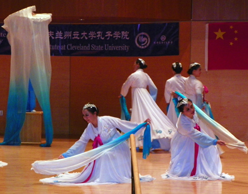 The Waterfall of Everwhite Mountain by Beijing Sea-Dream Art Troupe