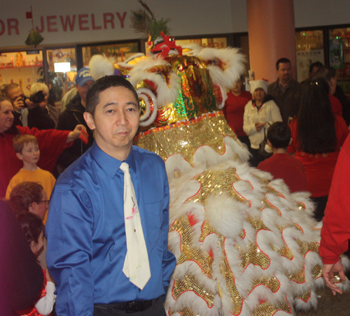 Johnny Wu at Lion Dance performance