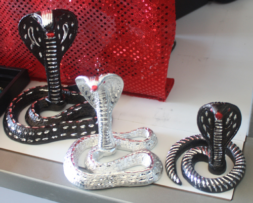Snakes for the Year of the Snake at one of the Asian Town shops