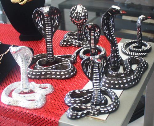 Snakes for the Year of the Snake at one of the Asian Town shops