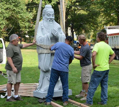 New Confucius Statue Cleveland Chinese Cultural Garden