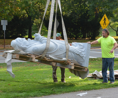 Pedestal for New Confucius Statue Cleveland Chinese Cultural Garden