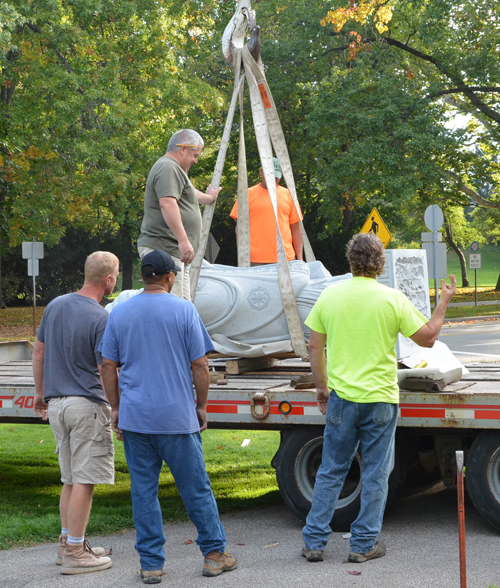 Pedestal for New Confucius Statue Cleveland Chinese Cultural Garden