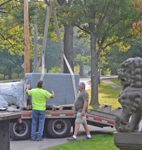 Pedestal for New Confucius Statue Cleveland Chinese Cultural Garden