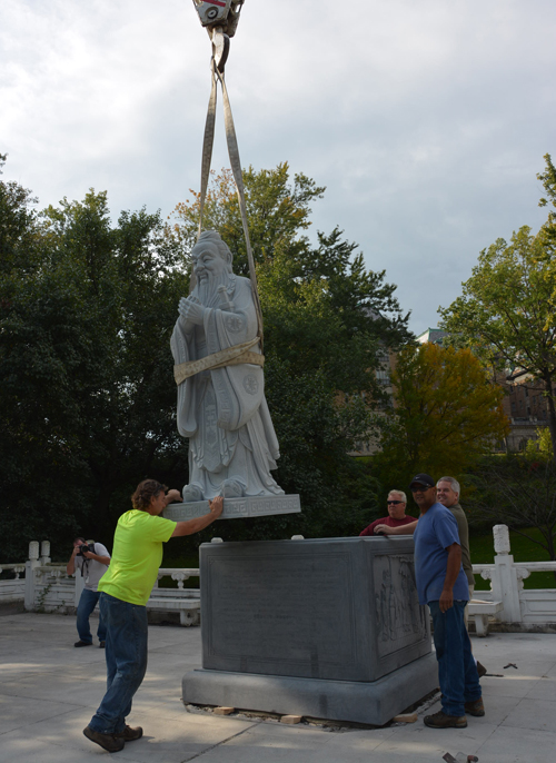 New Confucius Statue Cleveland Chinese Cultural Garden