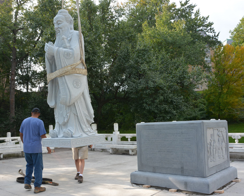 New Confucius Statue Cleveland Chinese Cultural Garden
