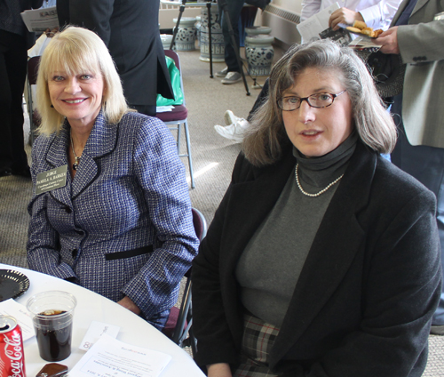 Judge Pamela Barker and Kimberly Bartlett