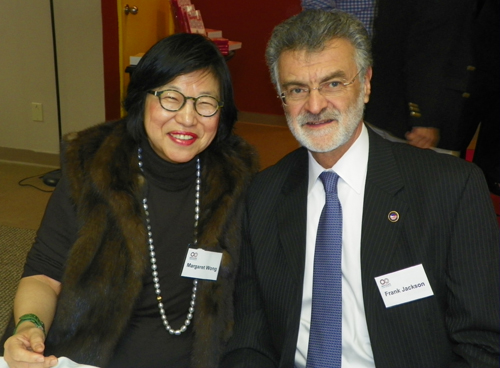 Margaret Wong and Mayor Frank Jackson