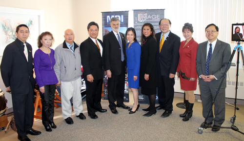 OCA board members and Mayor Jackson